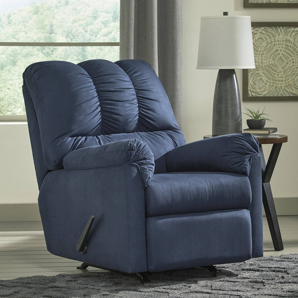 Black Microfiber Rocker Recliner M573461