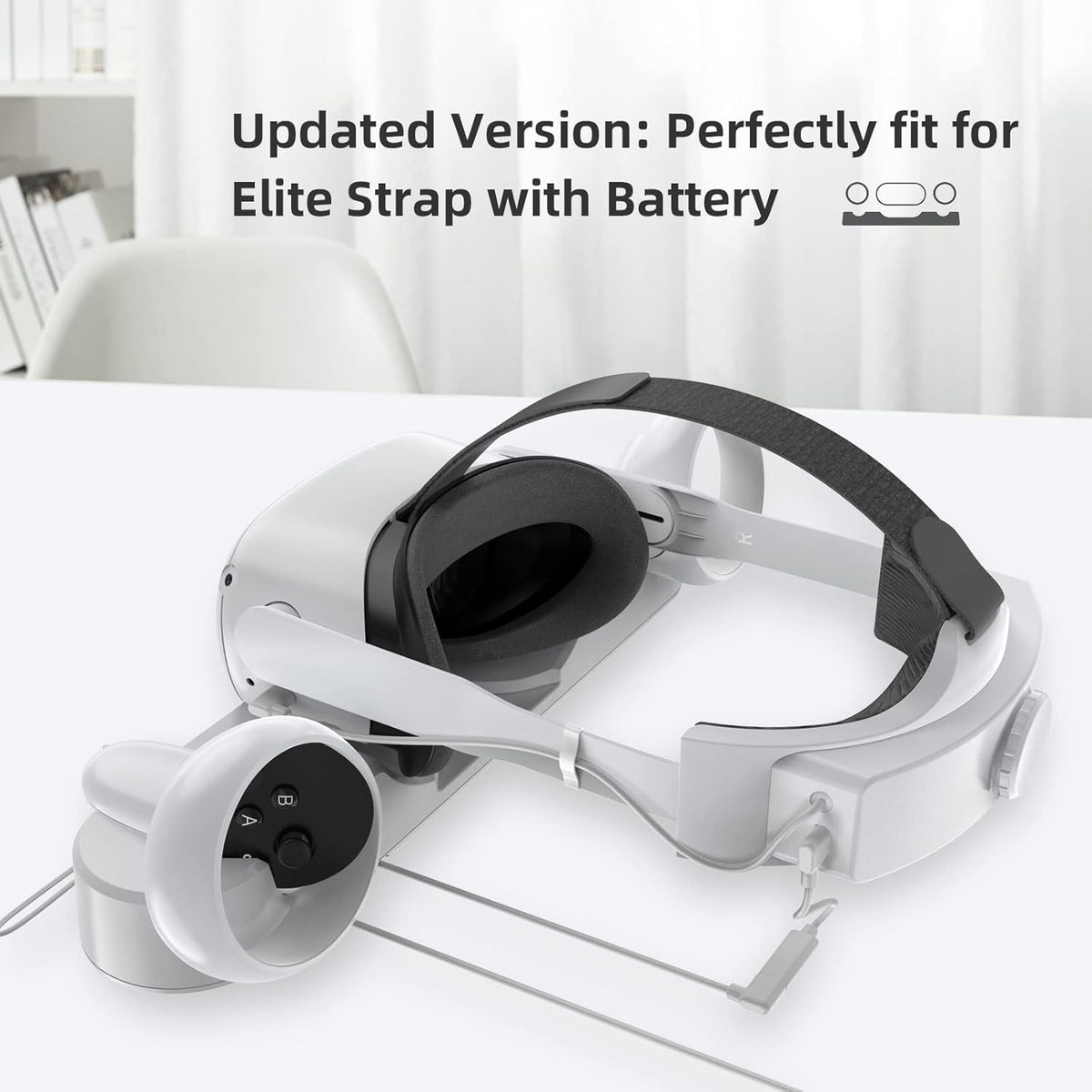 Oculus Quest 2 Charging Dock with 2 Rechargeable Controller Batteries I89660