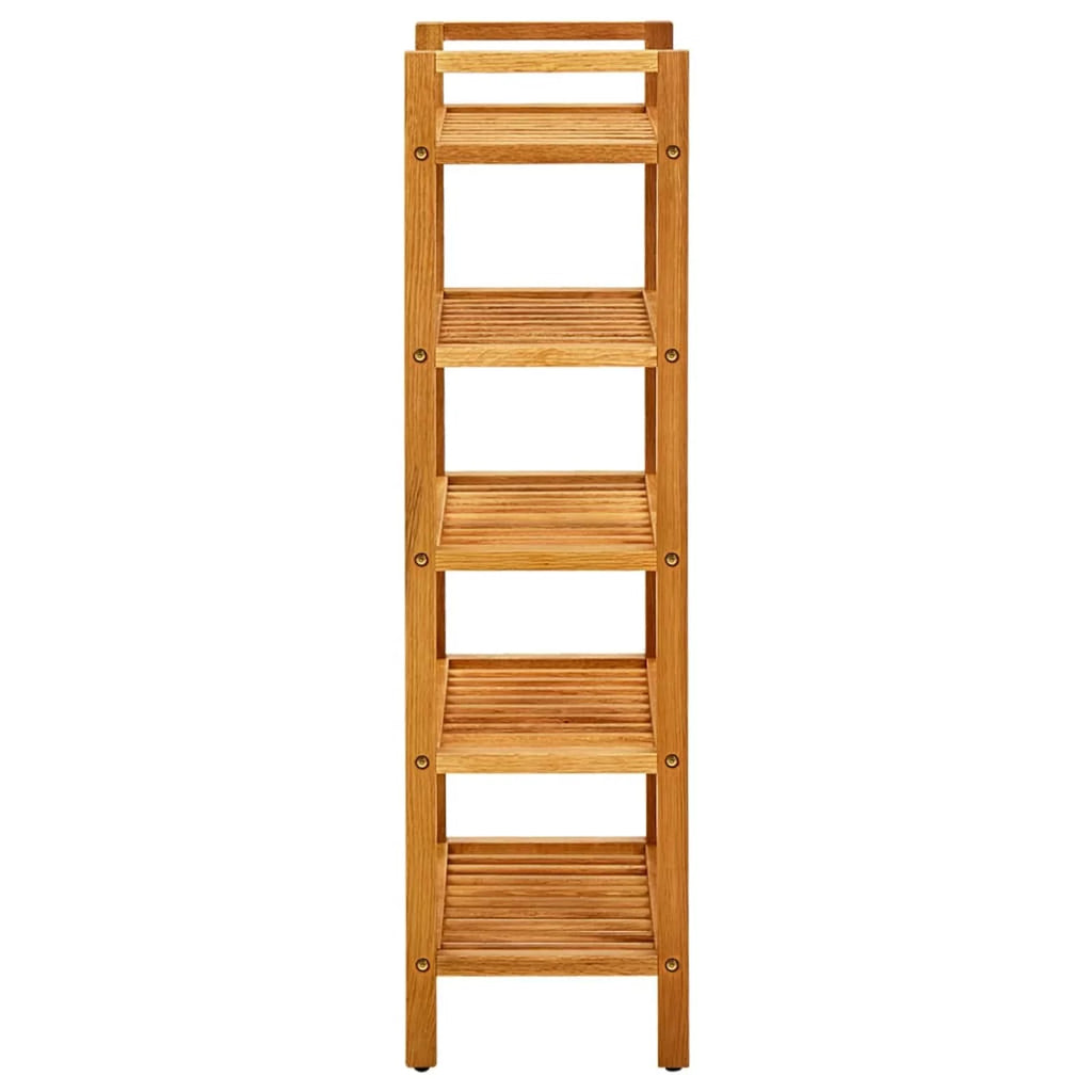 5-Tier Wooden Shoe Rack with Storage Shelves N6573