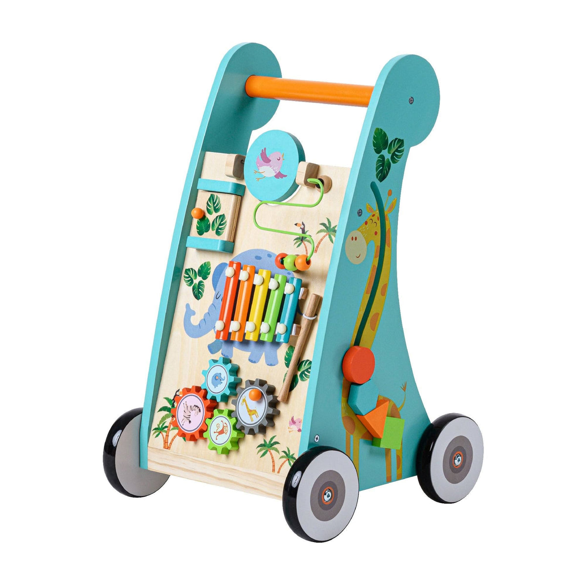 Wooden Baby Walker and Activity Station J1331