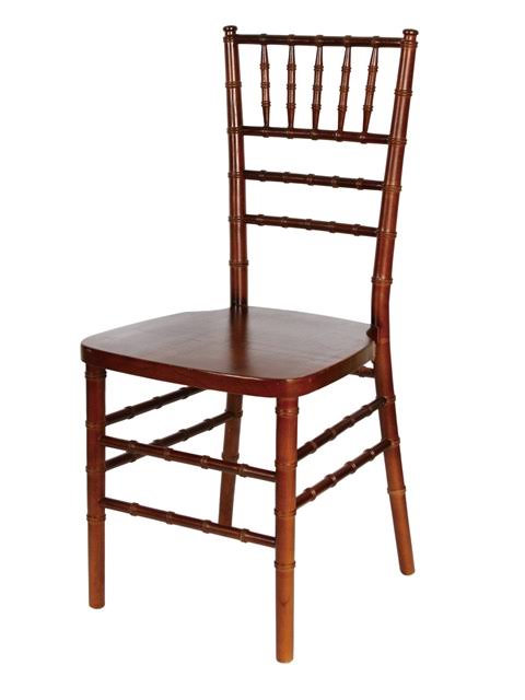 Mahogany Red Wood Chiavari Chair K484