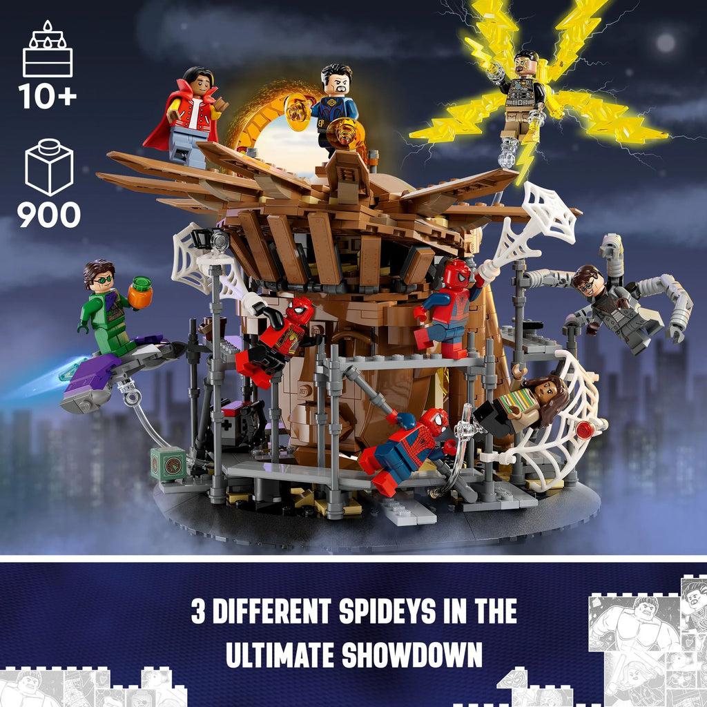 Building Toy Set with 3 Versions of Spider-Man P993