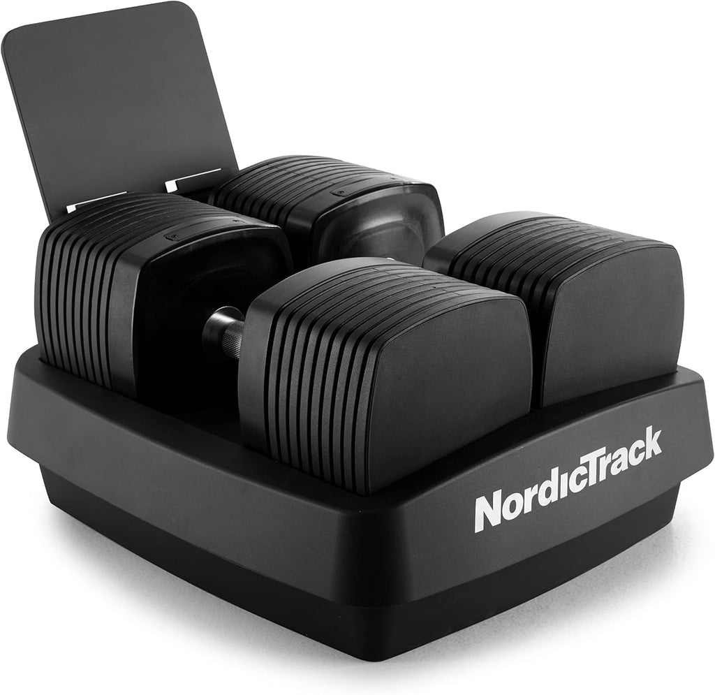50 Lb iSelect Adjustable Dumbbells, Sold as Pair H622