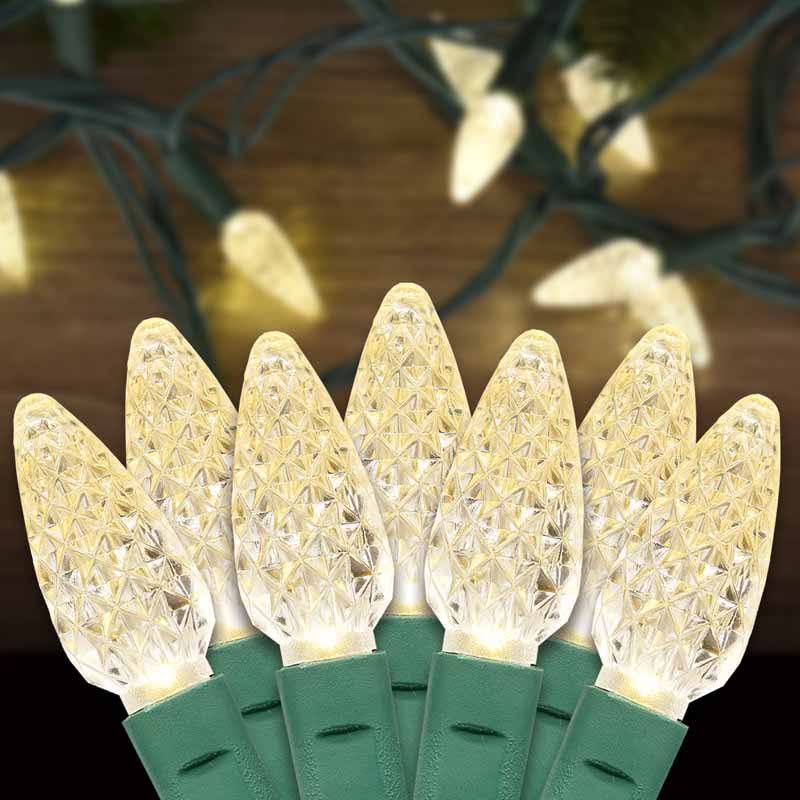 24.8ft 100-Count LED C5 Christmas String Lights O8200