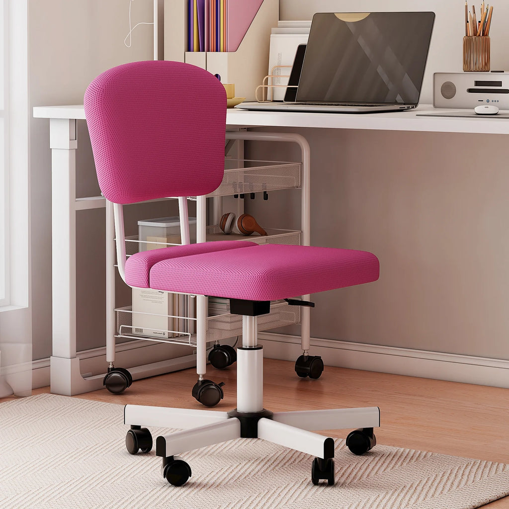 Pink Ergonomic Office Chair with Lumbar Support M270019