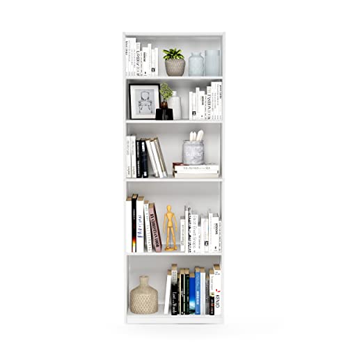 5-Shelf Black Bookcase S657972