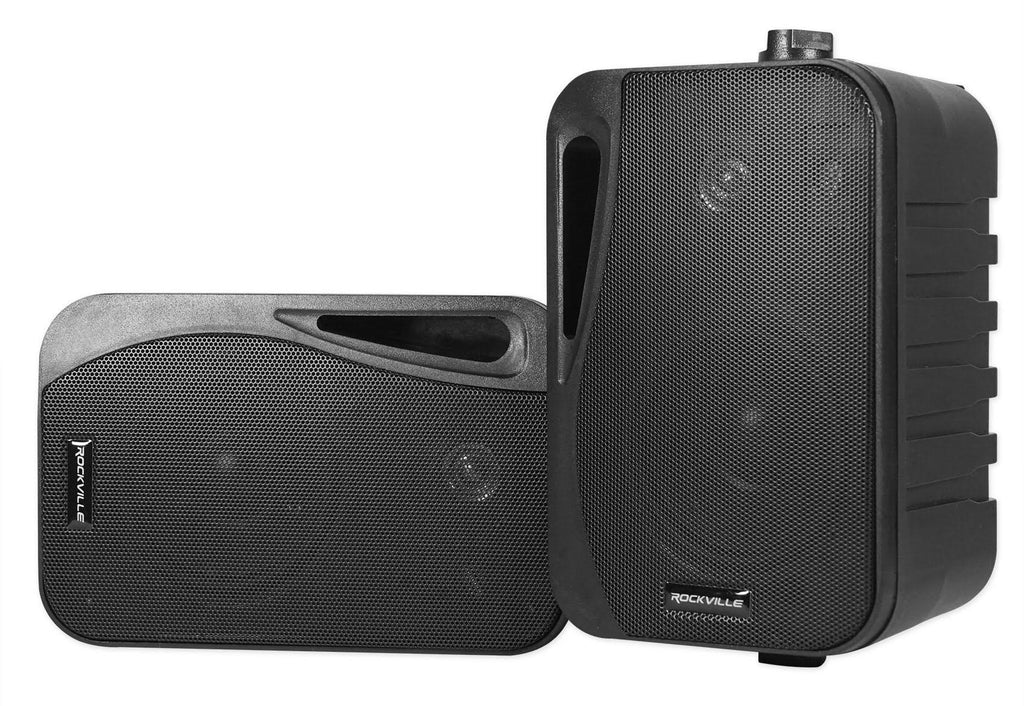 Black 4x22 Marine Box Speakers with Swivel Bracket G75625