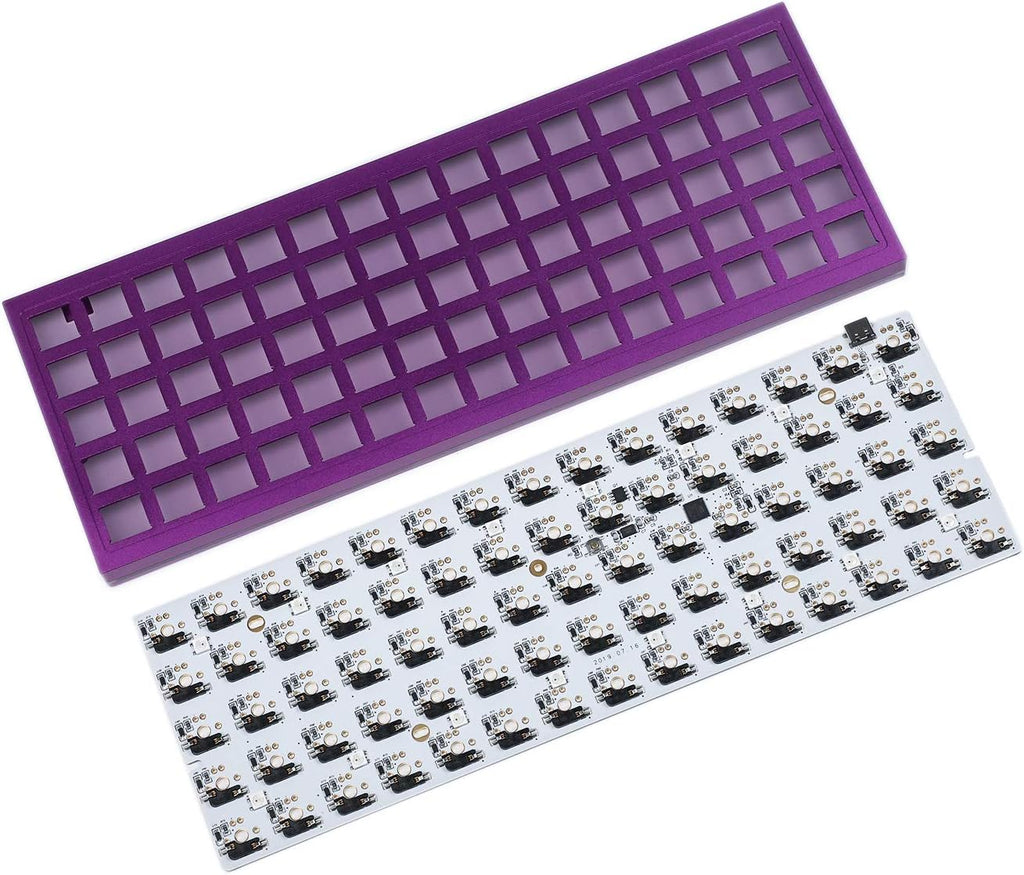 75 Keys Ortholinear Layout QMK Anodized Aluminum Hot Swap Mechanical Keyboard Kit O13591