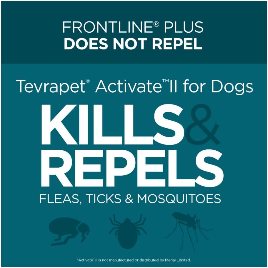 Flea and Tick Prevention for Dogs, Small 4-10 lbs, 8 Monthly Doses, Clear Pack of 2 T922060