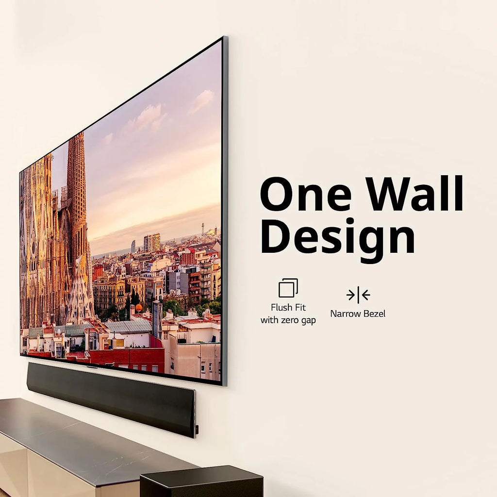 77 Inch 4K UHD OLED Smart TV with Stand and Back Cover V7291