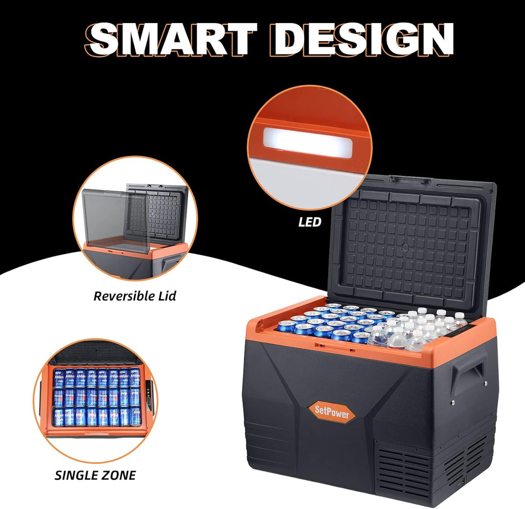 12 Volt Portable Refrigerator and Freezer Electric Cooler O2544
