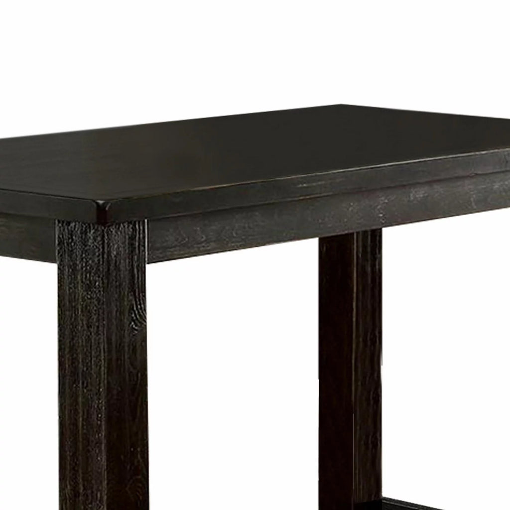 72 Inches Rectangular Dining Table with Block Legs Q547749