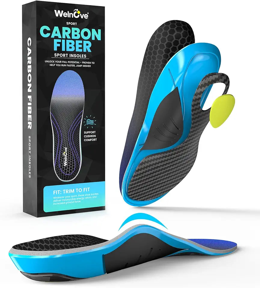 Carbon Fiber Sport Insoles with Arch Support V33661