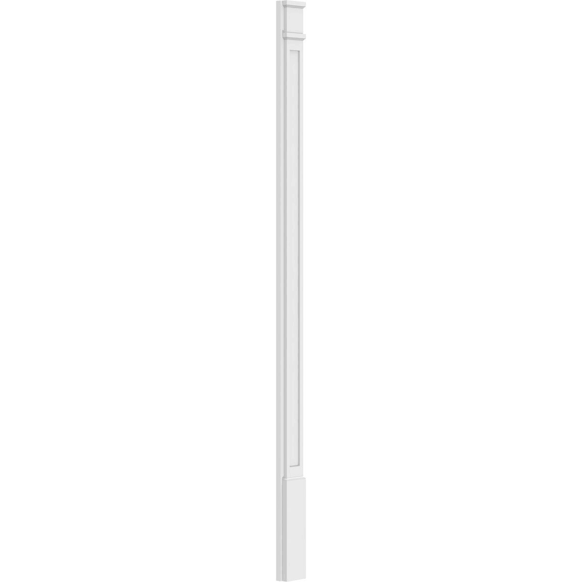 Flat Panel PVC Pilaster with Capital and Base (Pair) B563547