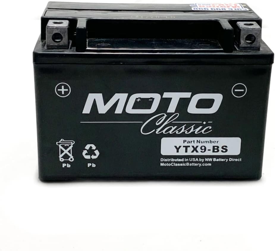 12V 12Ah 220CCA Sealed Motorcycle Battery W364