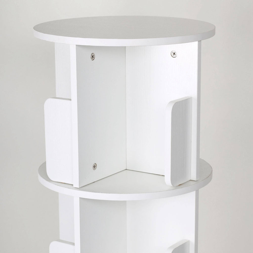 Dark Walnut Rotating Bookshelf N710836