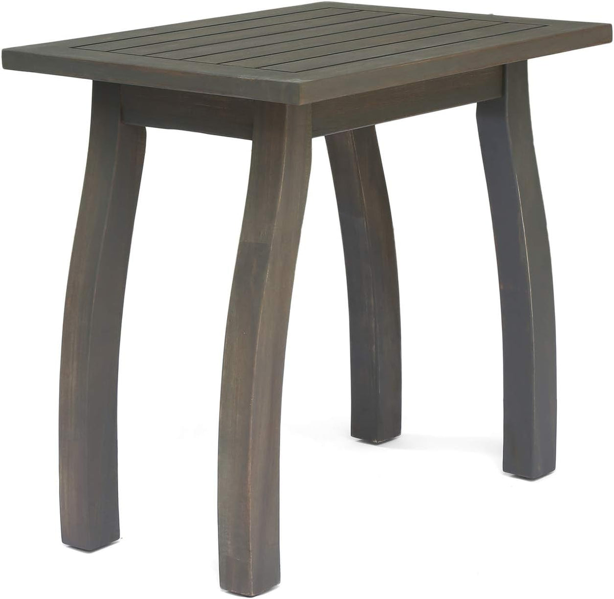 Gray Acacia Wood Accent Table A132062