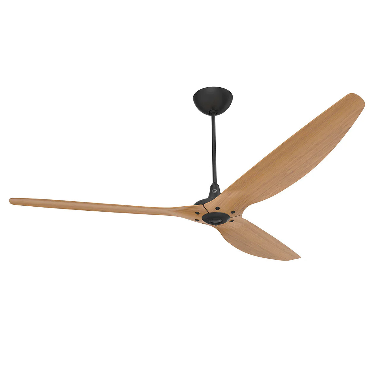 84 Ceiling Fan with Bamboo Blades and Black Finish I6026