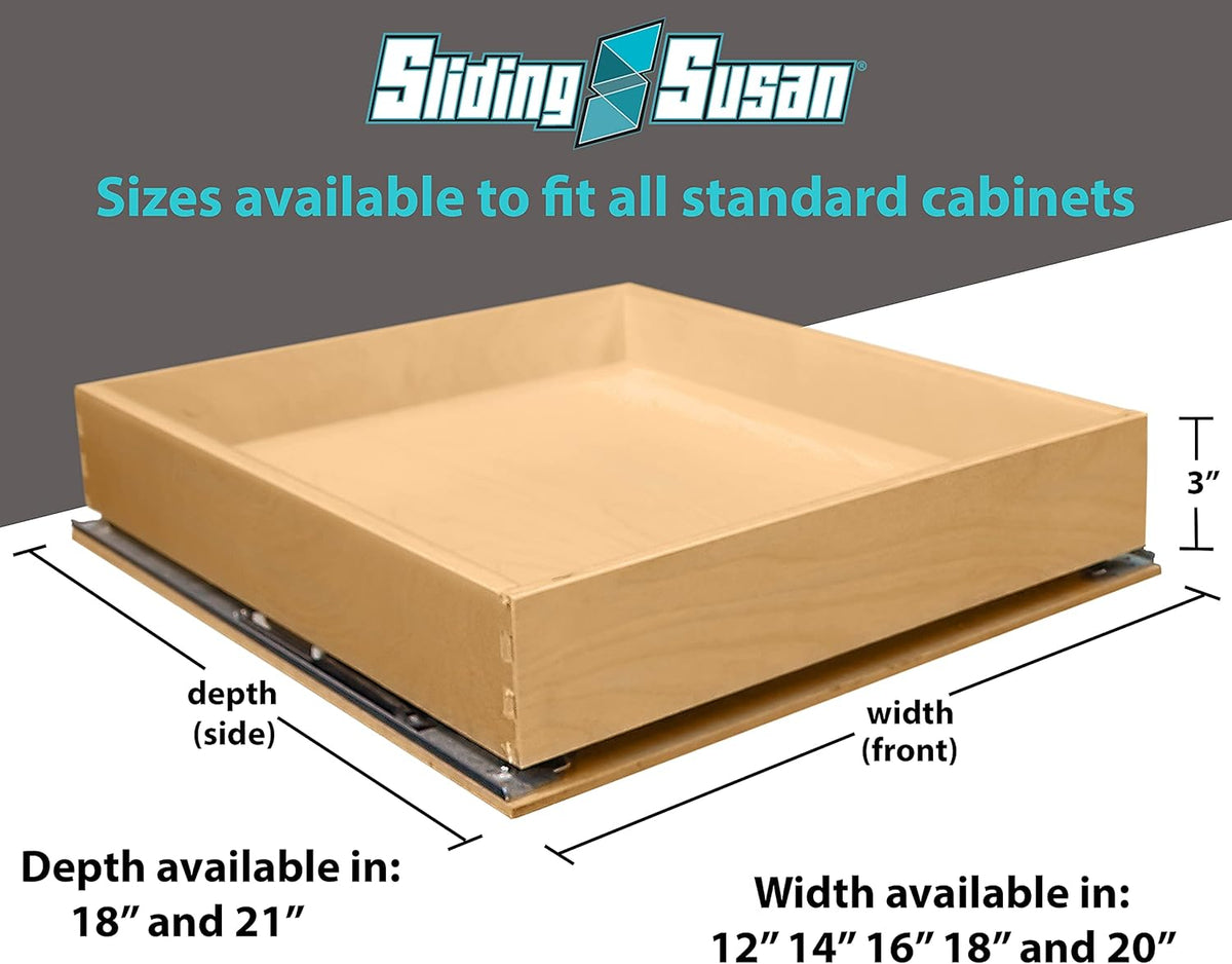 Pull Out Cabinet Organizer with Soft Close Dovetail Shelves S8858
