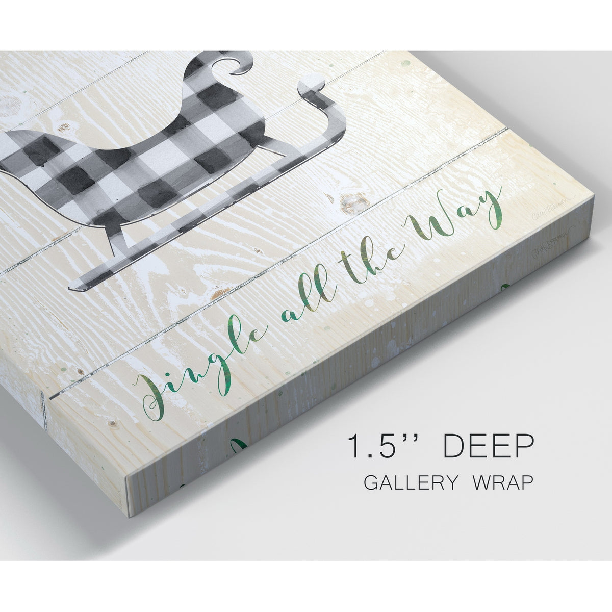 Buffalo Check Gallery Wrapped Canvas 10x10 U4186