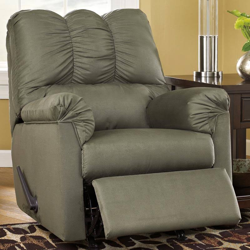 Black Microfiber Rocker Recliner M573461