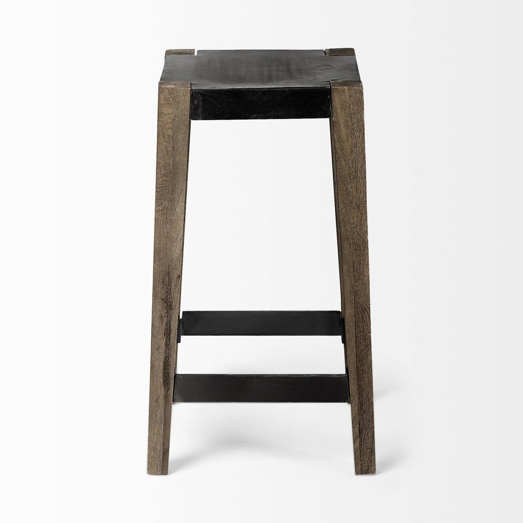 Brown Wood Stool P188930