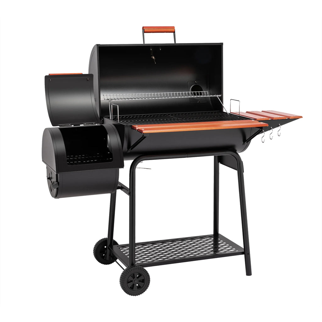 30 Barrel Charcoal Grill with Offset Smoker T940932