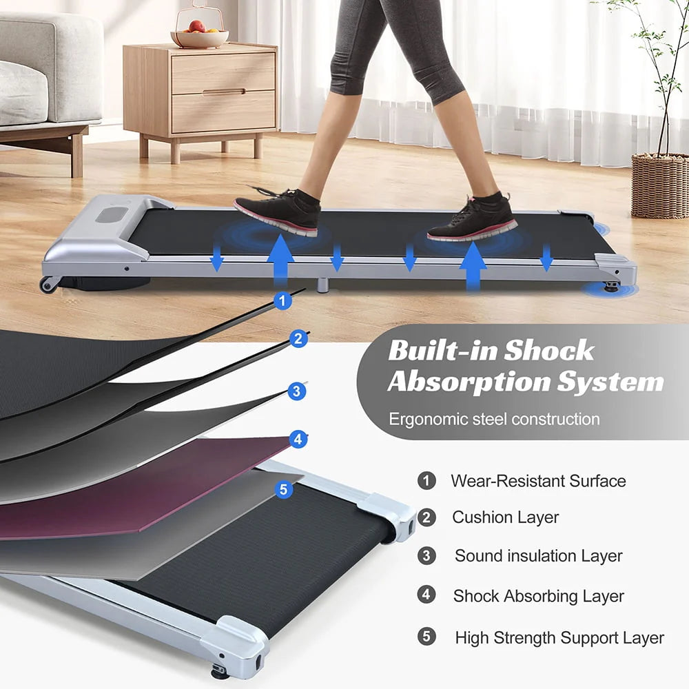 Portable 2.5HP Under Desk Treadmill T3447