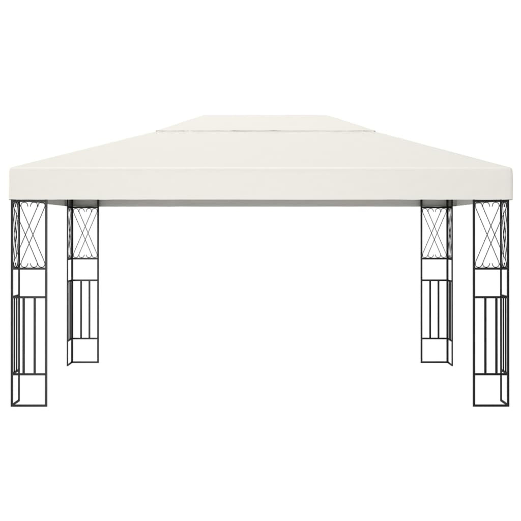 Cream Fabric Gazebo Y439