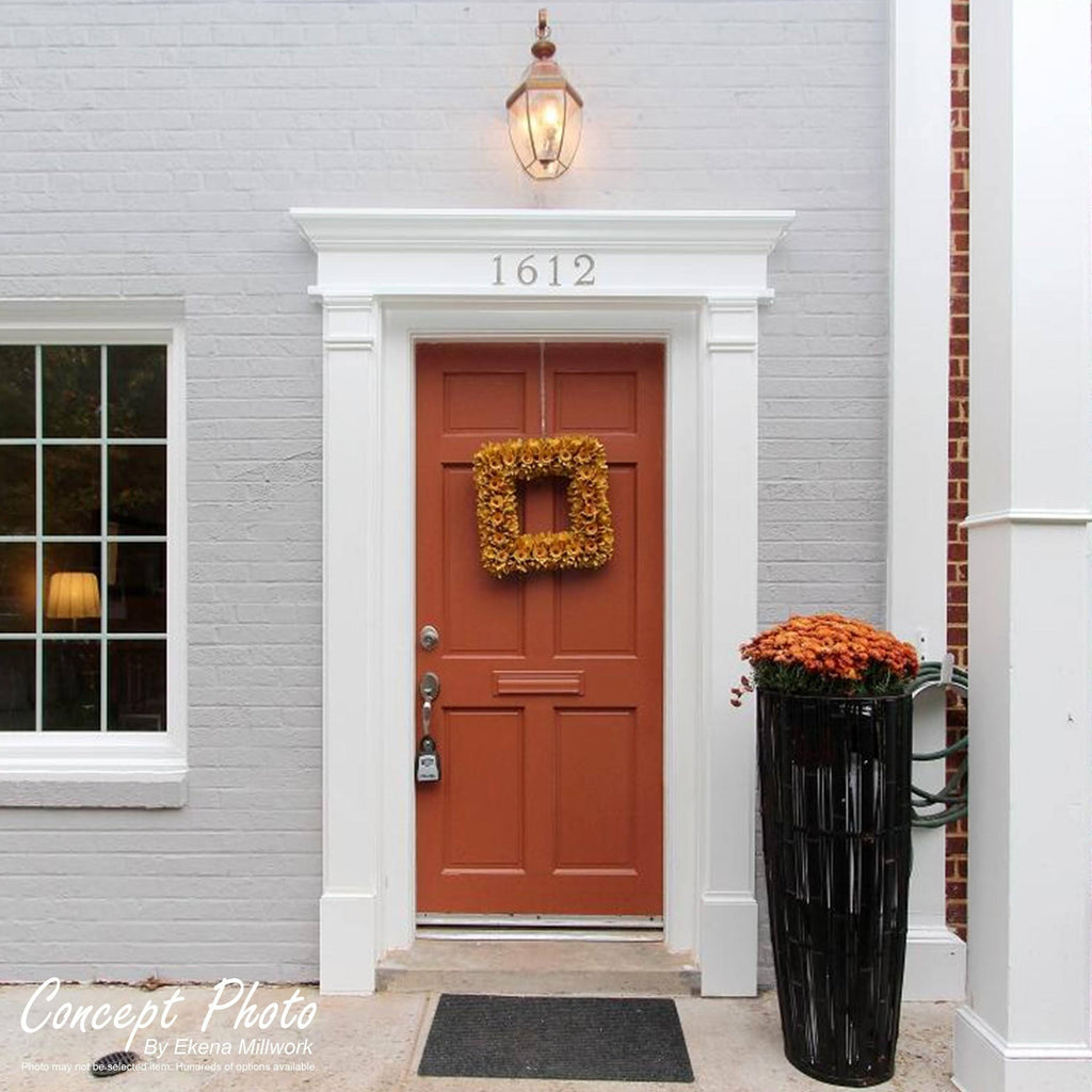 Flat Panel PVC Pilaster with Capital and Base (Pair) B563547