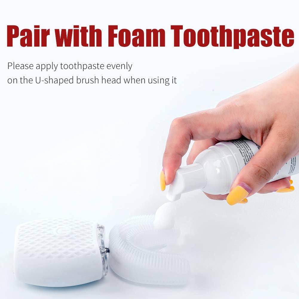 U Shaped Automatic Toothbrush with Wireless Charging A267381