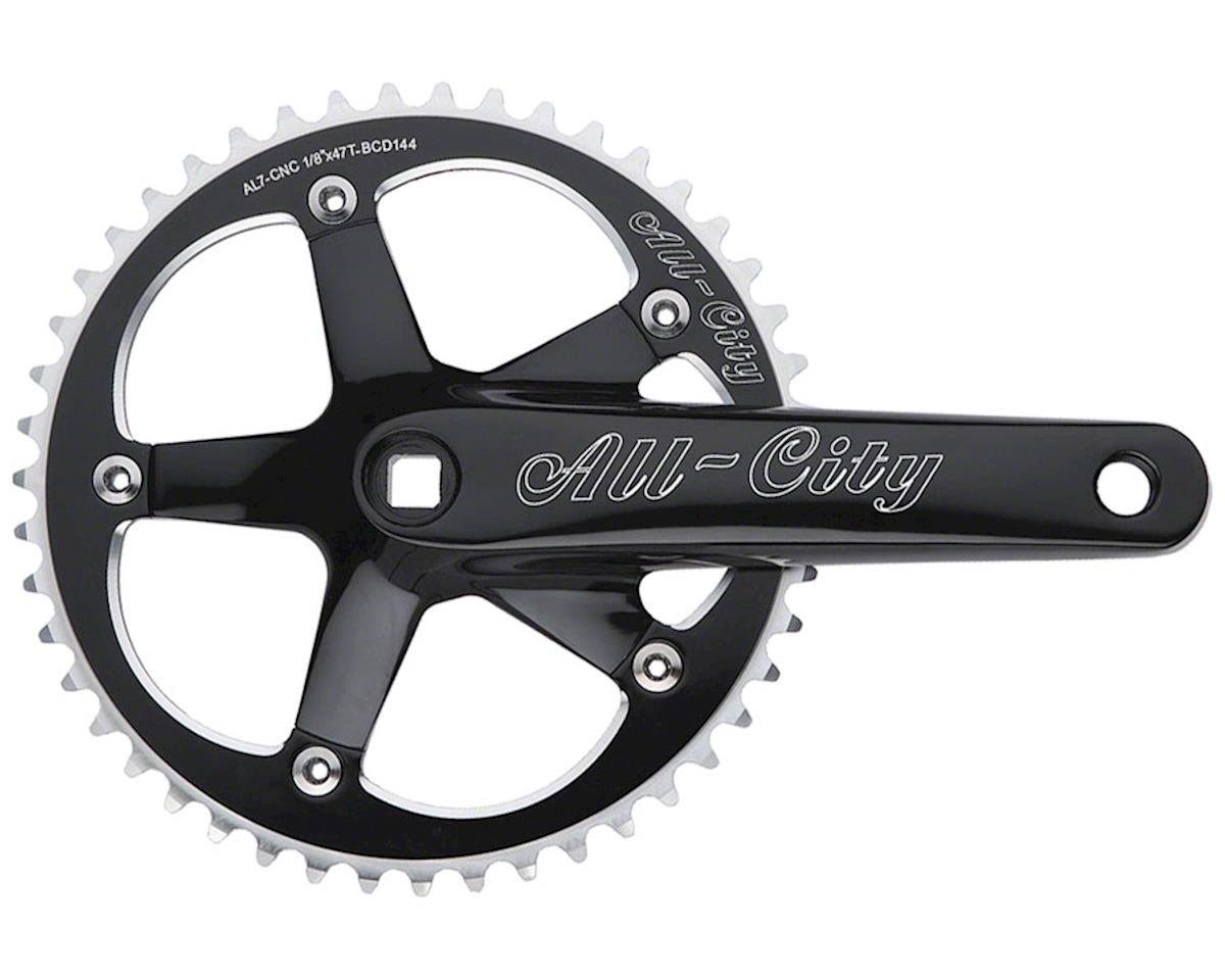 Black 165mm Track Crank R133
