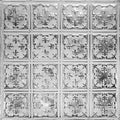 Silver Washed White Backsplash Panels E975566