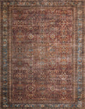 Brick Blue 9'0 x 12'0 Rug R496