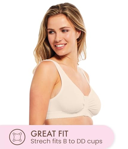 Front Closure Wireless Cotton Bra Q305093