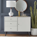 White Mid-Century Buffet V30072