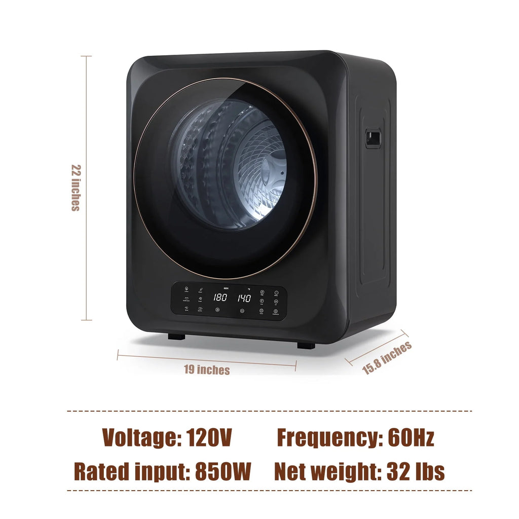 850W 1.6 Cu.ft. Electric Portable Dryer K4527