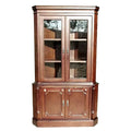 2 Door Mahogany Wood Corner Cabinet P116984