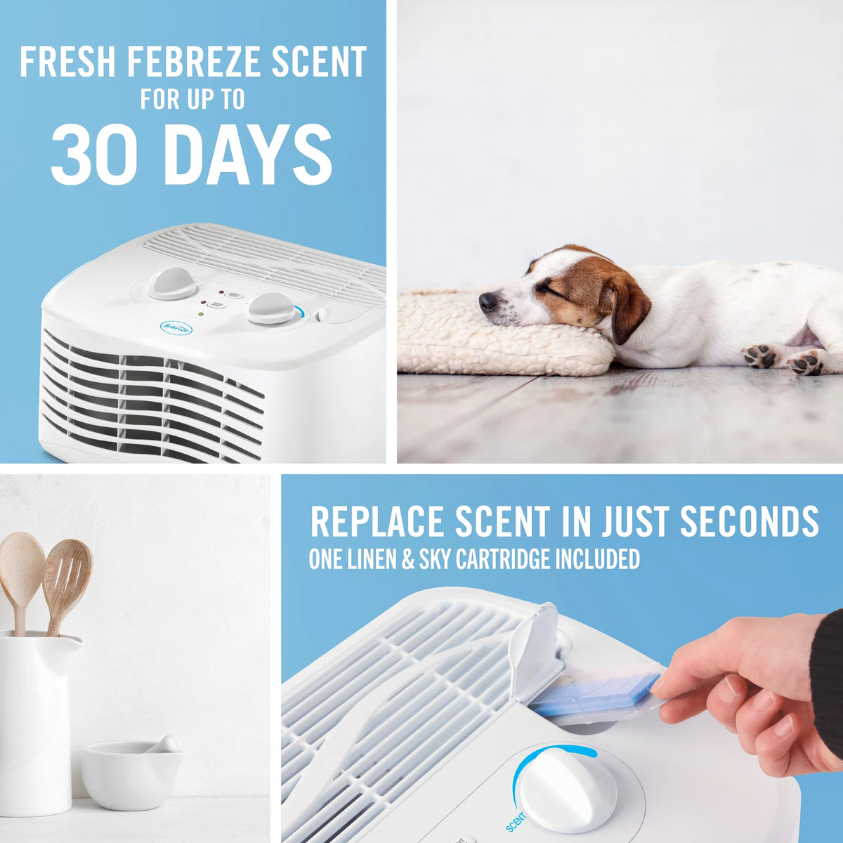 White Tabletop HEPA-Type Air Purifier M24453