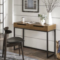 Cherry Finish 2-Drawer Desk X4694
