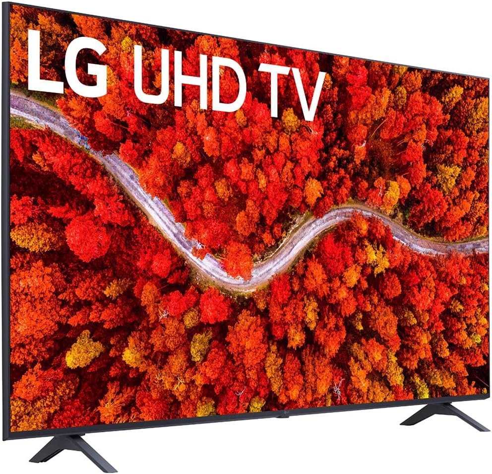 55 Inch 4K Smart UHD TV with Soundbar, Wall Mount, HDMI Cables E12498