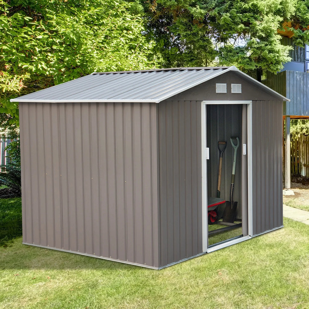 Outdoor Metal Garden Storage Shed P53103