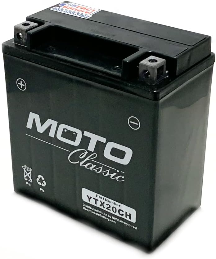 12V 12Ah 220CCA Sealed Motorcycle Battery W364