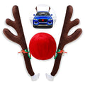 Christmas Car Decorations with Jingle Bells and Red Nose D490