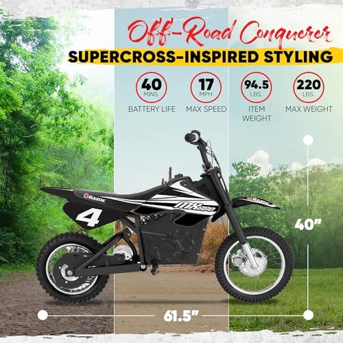 36V Electric Motocross Bike with Front & Rear Suspension R780