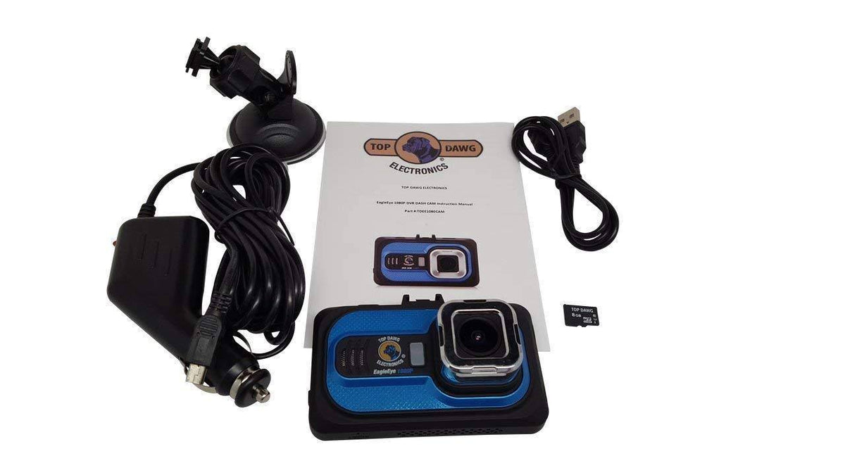 1080p Dash Camera with G-Sensor and 8 GB SD U498087