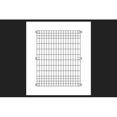 Black Steel Garden Fence Panel Y9631