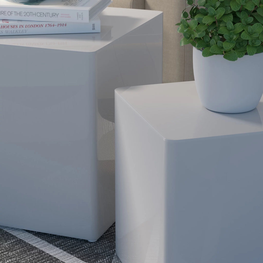 White MDF Nesting Table K68959