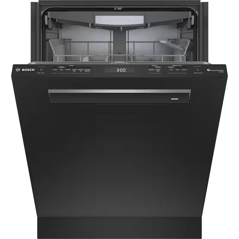 Black 24 in. Tall Tub Dishwasher with Stainless Steel Tub B8833