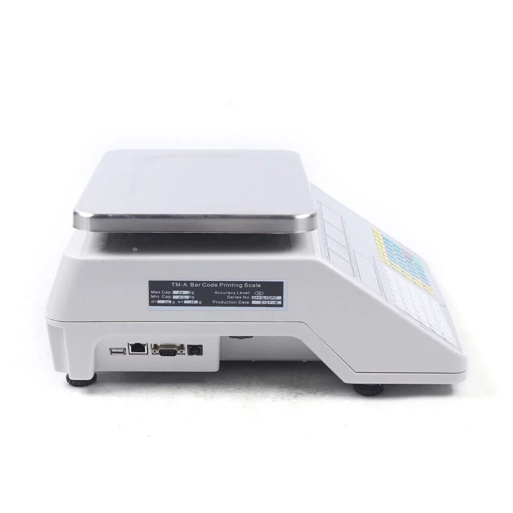 Digital Deli Meat Food Computing Retail Price Scale 66LB with Printer I859628